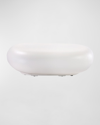 Sunset West Bazaar Pebble Coffee Table In White