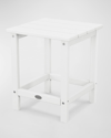 Polywood Long Island 18" Side Table In White