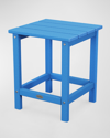 Polywood Long Island 18" Side Table In Pacific Blue