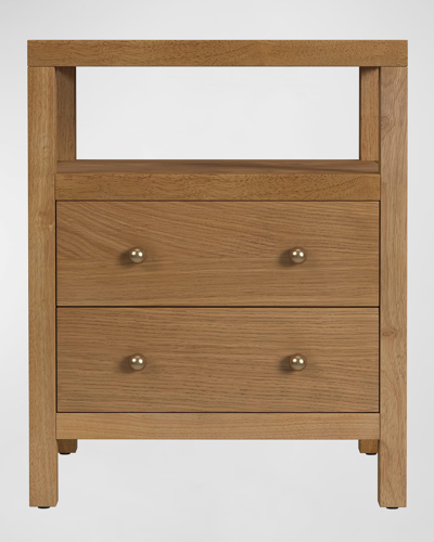 Butler Specialty Co Kleo 2-drawer Nightstand In Light Natural