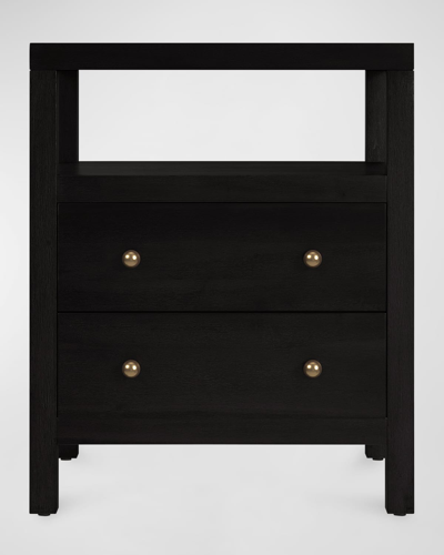 Butler Specialty Co Kleo 2-drawer Nightstand In Antique Coffee