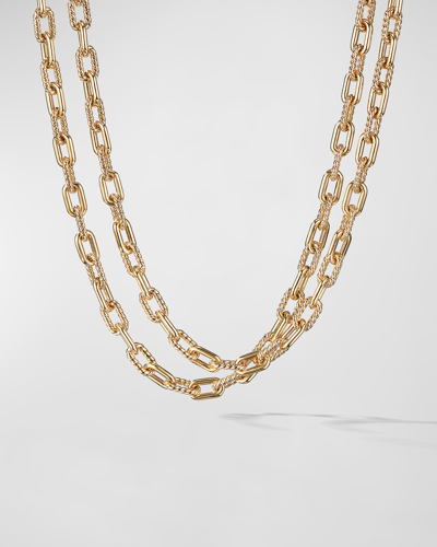 David Yurman Madison Bold Chain Link Necklace In 18k Gold, 6mm, 36"l In 05 No Stone