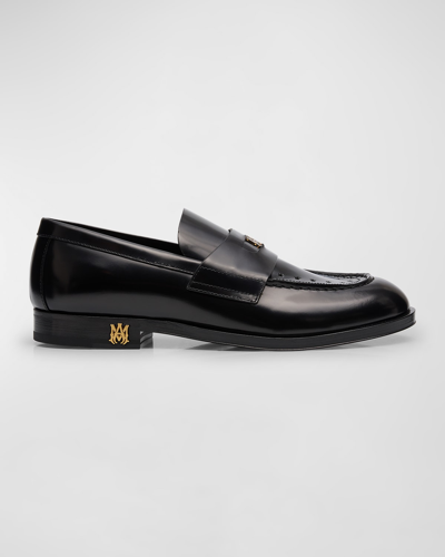 Amiri Leather Loafers In Black