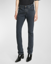 SAINT LAURENT MEN'S SLIM-FIT JEANS