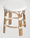 Butler Specialty Co Tacy 18" Rattan Dining Stool In White