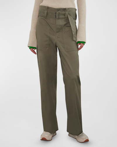 We-ar4 The Crosby Cargo Trousers In Army Green