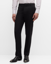 ALEXANDER MCQUEEN MEN'S WOOL TUXEDO PANTS