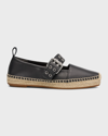 RAG & BONE ANTEROS LEATHER MARY JANE ESPADRILLES