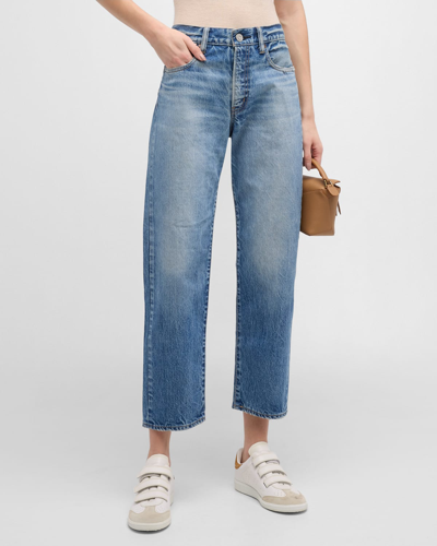 Moussy Vintage Maplecrest Boyfriend Jeans In Blue