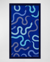 Jonathan Adler Eden Beach Towel In Blue