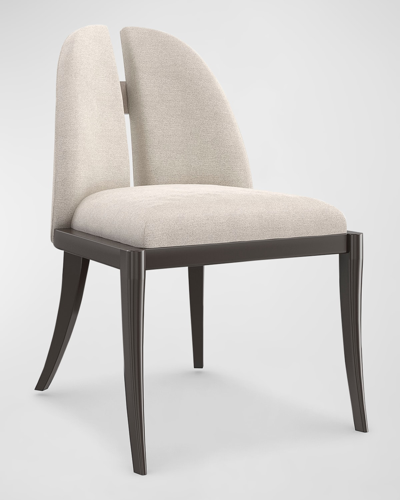 Caracole Cameo Dining Side Chair In Ivory