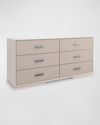 CARACOLE SILVER LINING 6-DRAWER DRESSER