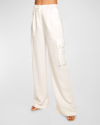 RAMY BROOK EMIL WIDE-LEG RELAXED CARGO PANTS