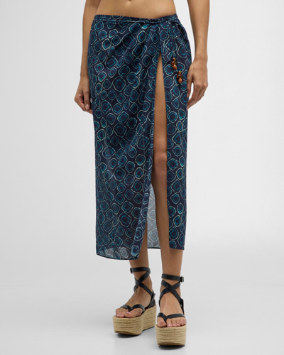 Ulla Johnson Anya Pareo Coverup In Blue