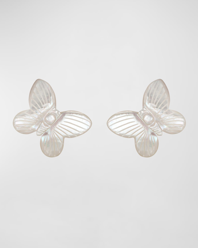 Jennifer Behr Bree Butterfly Earrings In Metallic