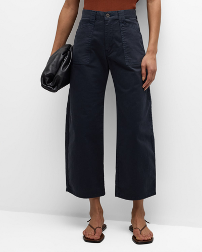 Moussy Vintage Scofield Gusset Cargo Pants In Nvy