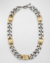 GIVENCHY MEN'S TWO-TONE 4G LARGE CHAIN NECKLACE