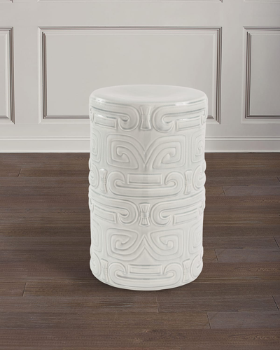 Port 68 Dynasty Stool In Cream