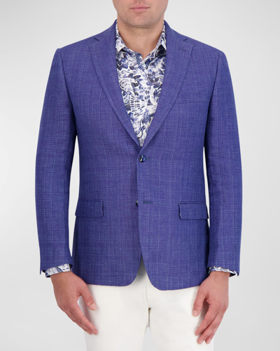 Robert Graham Men's Renalds Linen Two-button Sport Coat In Blue