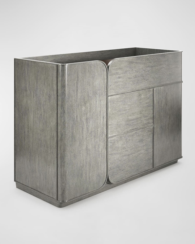 Casa Ispirata Continental Bachelor's Cabinet In Gray