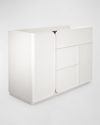 Casa Ispirata Continental Bachelor's Cabinet In White