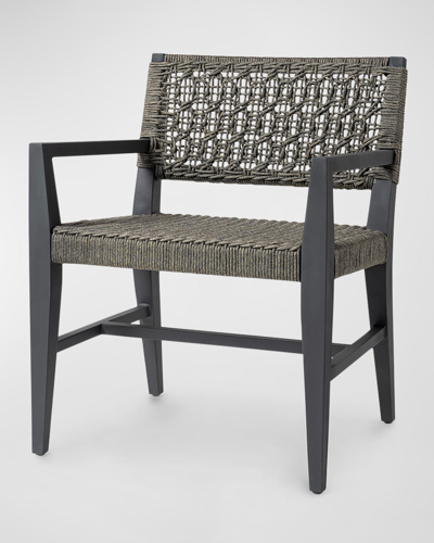 Palecek Oliver Outdoor Arm Chair In Gray