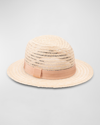 EUGENIA KIM LILLIAN HEMP-BLEND FEDORA