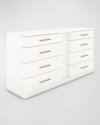 Casa Ispirata Continental 8-drawer Dresser In White