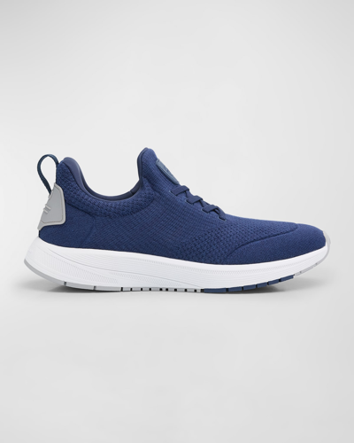 Peter Millar Men's Tellustride Knit Runner Sneakers In Navy