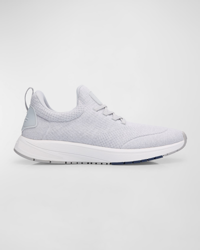 Peter Millar Men's Tellustride Knit Runner Sneakers In Platinum