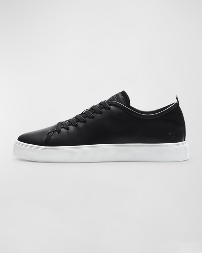 Rag & Bone Men's Perry Leather Low-top Sneakers In Black