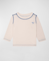 Mon Coeur Boy's Rashguard Swim Top In Natural