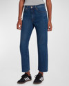 7 For All Mankind Logan Stovepipe Explorer Jeans In Blue Bell