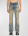 Diesel 1998 D-buck Bootcut Fit Jeans In Medium Blue In Denim