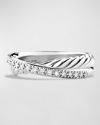 David Yurman Crossover Ring With Diamonds