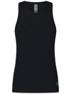 Adidas By Stella Mccartney Fine-ribbed Tank Top In Black