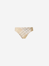 BURBERRY BURBERRY CHECKED MOTIF SWIMSUIT BRIEFS