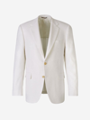 CANALI CANALI TEXTURED SILK BLAZER