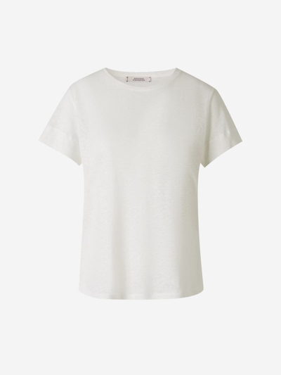 Dorothee Schumacher Fluid Hemp T-shirt In Blanc