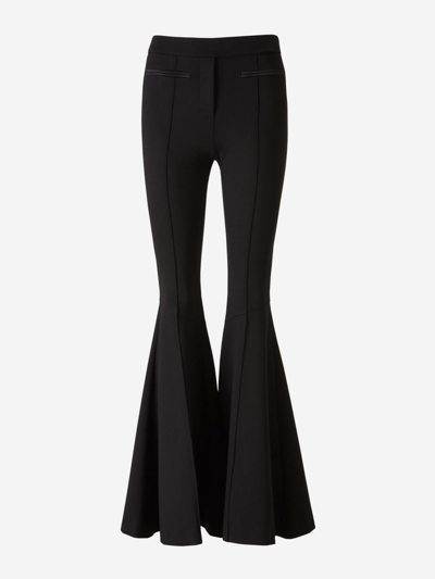 Dorothee Schumacher Formal Flared Trousers In Negre