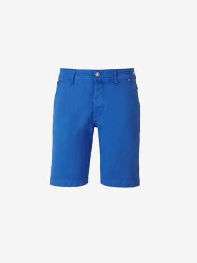 Jacob Cohёn Jacob Cohen Lou Cotton Bermuda Shorts In Royal Blue