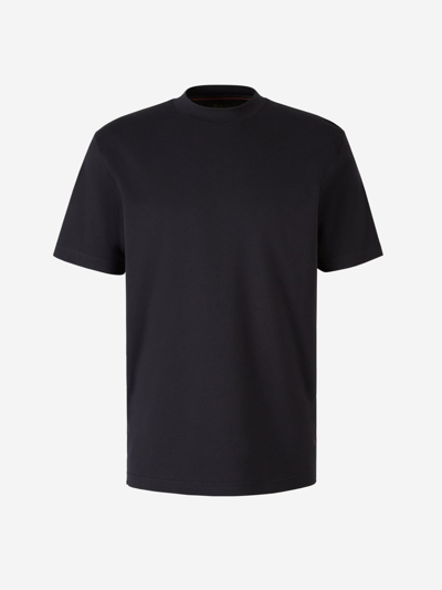 Loro Piana Plain Cotton T-shirt In Negre