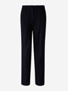 Totême Toteme Women Double-pleat Fluid Pants In Straight Legs