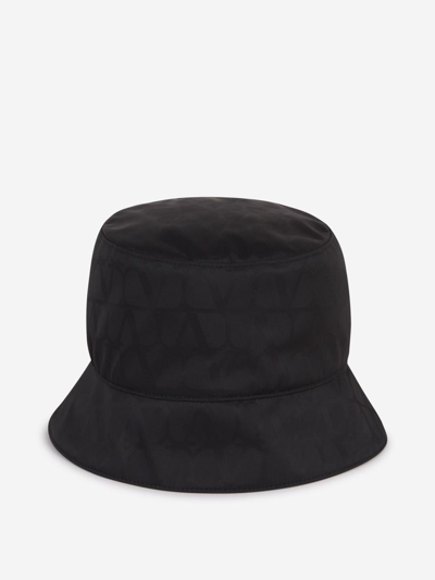 Valentino Garavani Vlogo Bucket Hat In Black