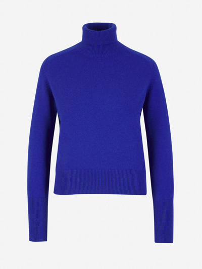 Victoria Beckham Turtleneck Sweater In Contrast Ribbed Collar