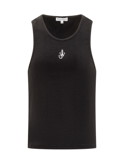 JW ANDERSON ANCHOR EMBROIDERY TANK TOP