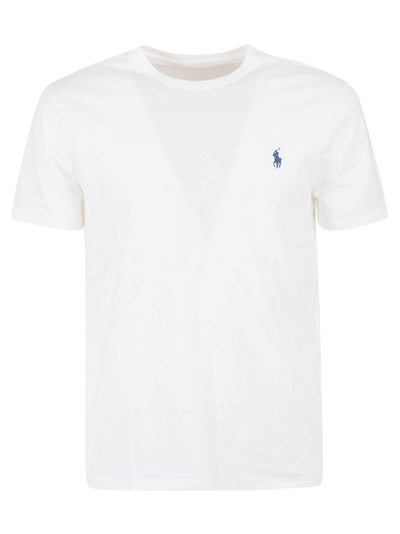 Polo Ralph Lauren Embroidered T-shirt In White