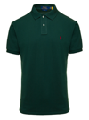 Polo Ralph Lauren Green T-shirt With Short Sleeves And Embroidered Logo In Cotton Man