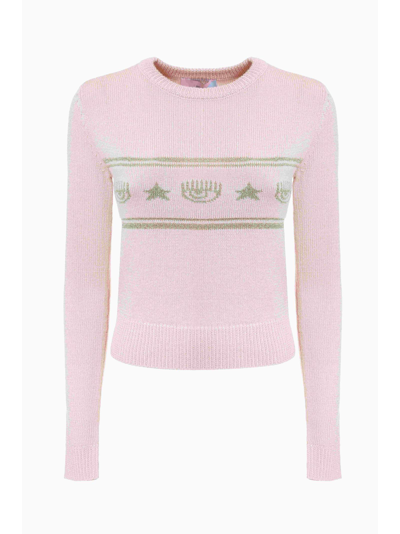 Chiara Ferragni Sweater In Pink