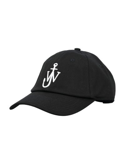 Jw Anderson Baseball Cap In Black